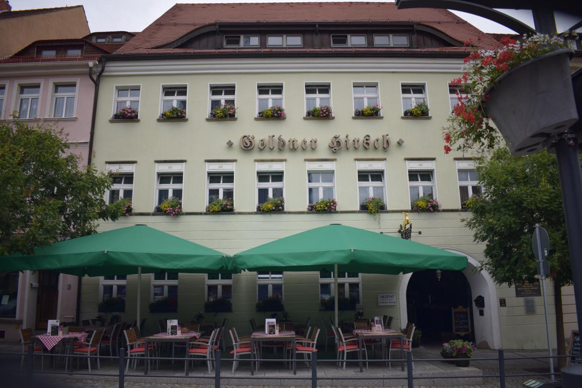 Akzent Hotel Goldner Hirsch Kamenz Extérieur photo